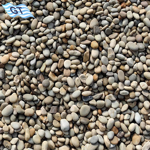 natural beach pebbles size 1"