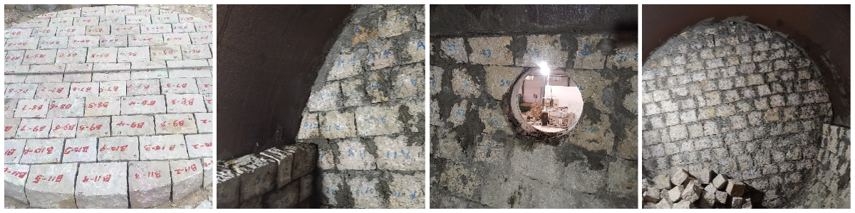 installation of silex lining