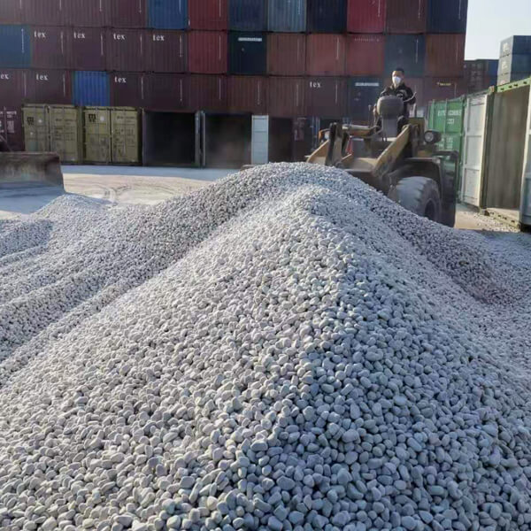 Silica Pebbles for White Cement Industry